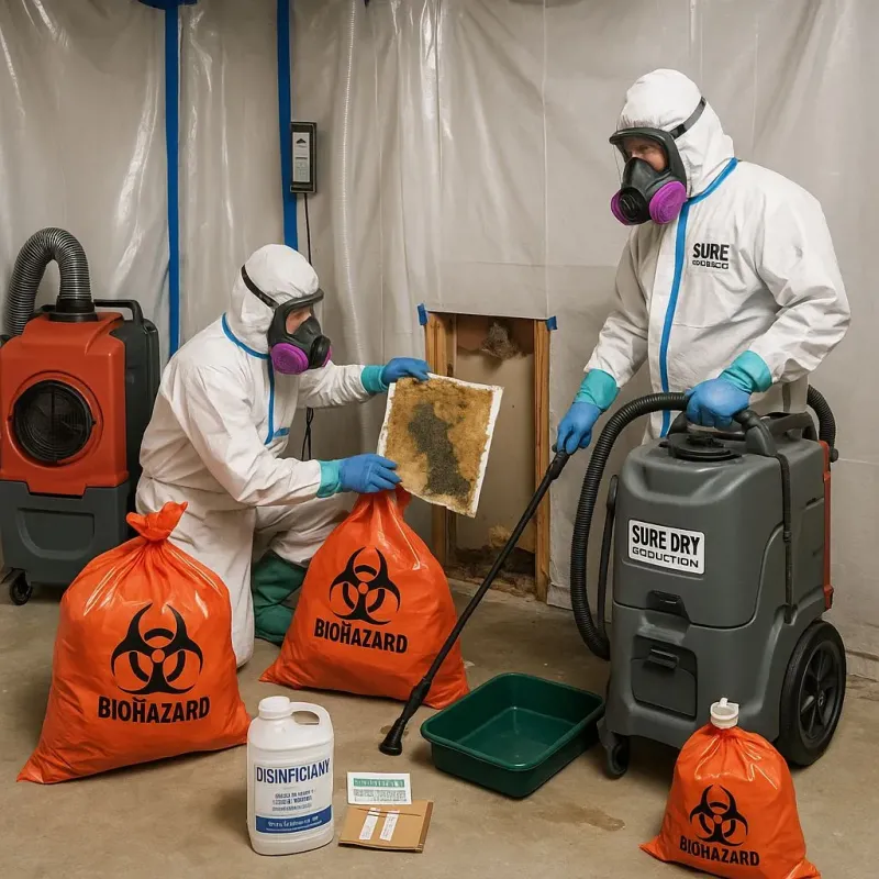 Contaminated Water Handling Protocols process in Montclair, VA