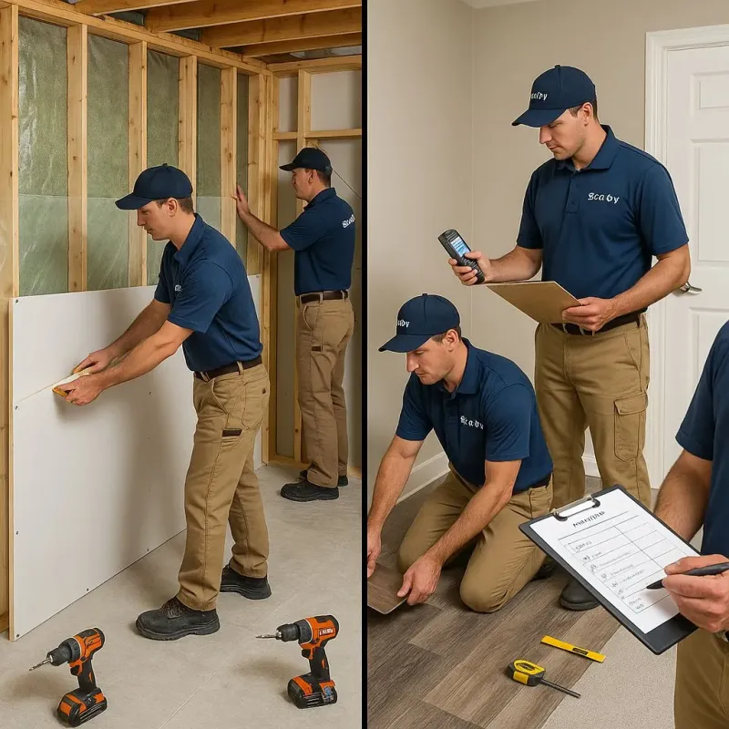 Repairs and Reconstruction process in Montclair, VA