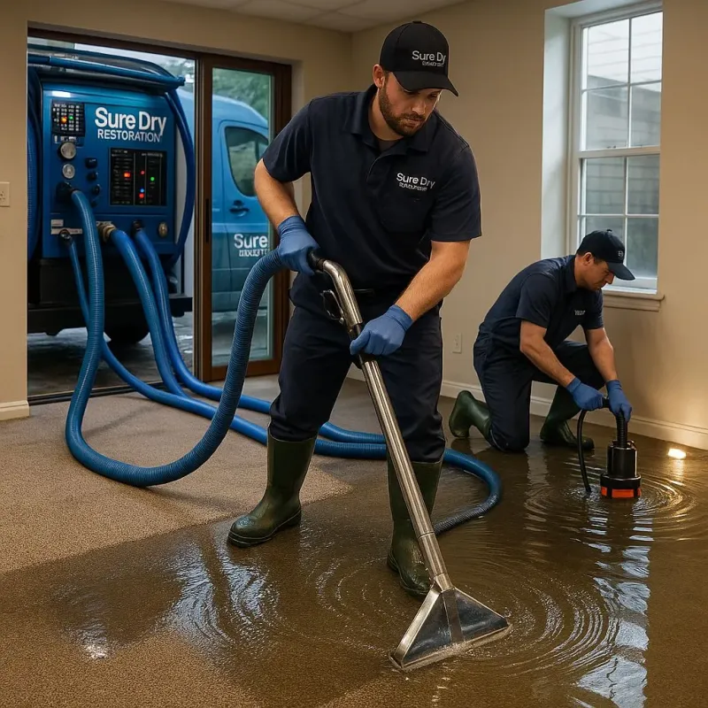Water Extraction and Removal process in Montclair, VA